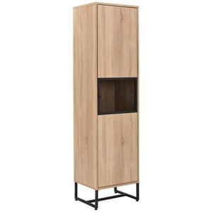 P & B PREDSIEŇOVÁ SKRIŇA, čierna, dub sonoma, 50/190/41 cm vyobraziť