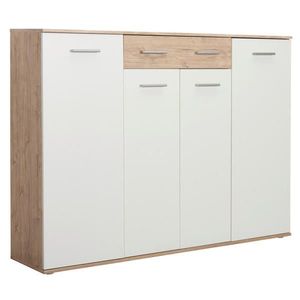 Xora SKRINKA NA TOPÁNKY, biela, farba duba, 160/120/35 cm vyobraziť