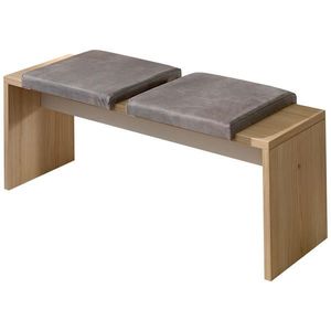 Stylife LAVICA, textil, kompozitné drevo, 130/49/40 cm vyobraziť