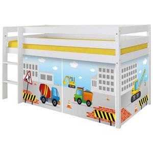 MID.YOU VYVÝŠENÁ POSTEĽ, 90/200 cm biela vyobraziť