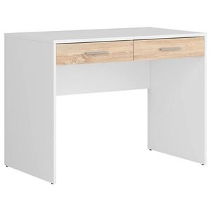 PÍSACÍ STÔL, biela, farba duba, dub sonoma, 100/59/76 cm vyobraziť