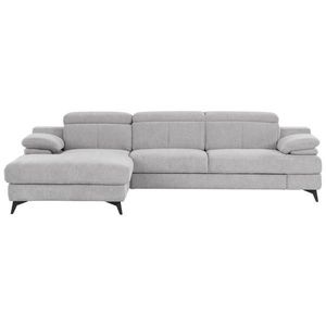 Livetastic ROHOVÁ SEDACIA SÚPRAVA, textil, strieborná vyobraziť