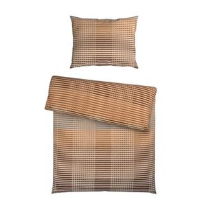 Novel POSTEĽNÁ BIELIZEŇ, flanel, hnedá, 140/200 cm vyobraziť