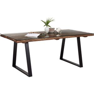 Ambia Home JEDÁLENSKÝ STÔL, prírodná farba, čierna, 190/95/76 cm vyobraziť