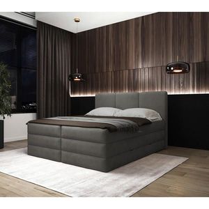 MID.YOU BOXSPRINGOVÁ POSTEĽ, 180/200 cm, antracitová vyobraziť