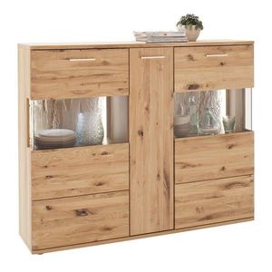 Livetastic VYSOKÁ KOMODA, sukový dub, farba duba, 150/121/37 cm vyobraziť