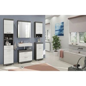 MID.YOU KÚPEĽŇA biela s vysokým leskom vyobraziť