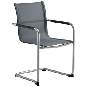 Amatio ZÁHR. STOLIČKA S PRUŽ. PODNOŽ, kov, textil vyobraziť