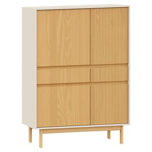 Livetastic VYSOKÁ KOMODA, pínia, farba pínie, béžová, 102/136/42 cm vyobraziť