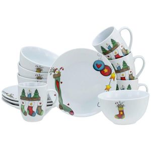 Creatable RAŇAJKOVÁ SÚPRAVA Luna Socken 12-dielne vyobraziť