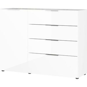 Premium Living ŠIROKÁ KOMODA, biela, 134/102/42 cm vyobraziť