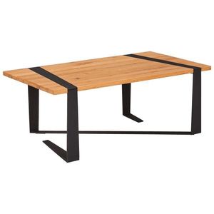 Livetastic KONFERENČNÝ STOLÍK, prírodná farba, čierna, drevo, kov, 110/60/41 cm vyobraziť