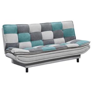 MID.YOU ROZKLADACIA POHOVKA, textil, kompozitné drevo, strieborná, tyrkysová, tmavosivá vyobraziť