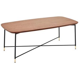 MID.YOU KONFERENČNÝ STOLÍK, čierna, farba duba, zlatá, drevo, kov, kompozitné drevo, 120/45/60 cm vyobraziť