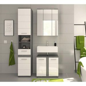 MID.YOU KÚPEĽŇA biela s vysokým leskom vyobraziť