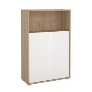 MID.YOU VYSOKÁ KOMODA, biela, farba duba, 79, 6/34, 3/123, 6 cm vyobraziť