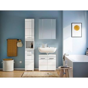 MID.YOU KÚPEĽŇA biela s vysokým leskom vyobraziť