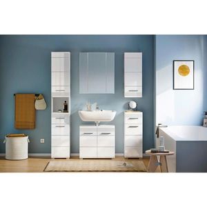 MID.YOU KÚPEĽŇA biela s vysokým leskom vyobraziť