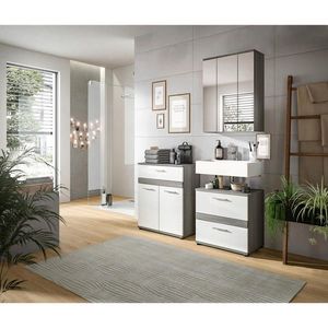 MID.YOU KÚPEĽŇA biela s vysokým leskom vyobraziť