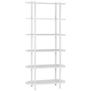 PBJ REGÁL, biela, železo, 90/160/30 cm vyobraziť