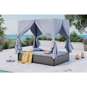Ambia Garden ZÁHRADNÉ LEŽADLO kov, plast, textil vyobraziť