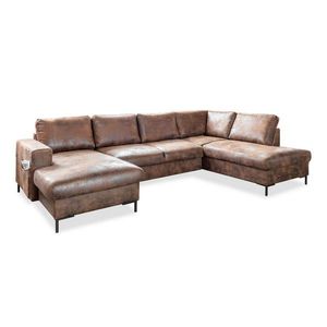 SEDACIA SÚPRAVA, textil, hnedá vyobraziť