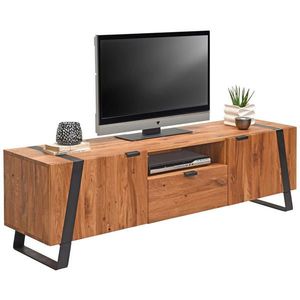 Landscape TV DIEL, divoký dub, čierna, farba duba, 172, 8/52/47 cm vyobraziť