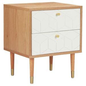 Boxxx NOČNÝ STOLÍK, dub, biela, farba duba, 45/55/40 cm vyobraziť