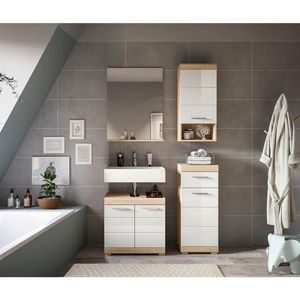 MID.YOU KÚPEĽŇA biela s vysokým leskom vyobraziť