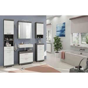 MID.YOU KÚPEĽŇA biela s vysokým leskom vyobraziť