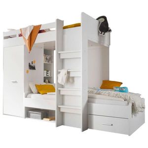 Carryhome VYVÝŠENÁ POSTEĽ, 90/200 cm biela vyobraziť