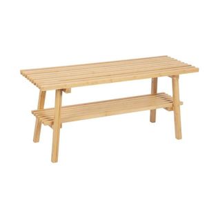 Carryhome LAVICA NA TOPÁNKY, prírodná farba, 100/45/35 cm vyobraziť