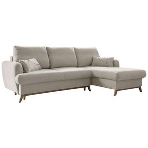 MID.YOU ROHOVÁ SEDACIA SÚPRAVA, textil, béžová vyobraziť