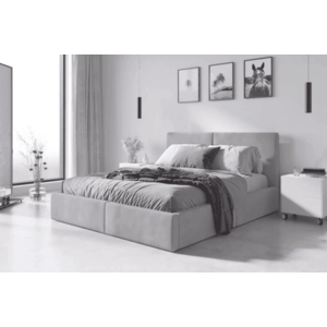 BMS Manželská posteľ HAILEY | bez matraca 140 x 200 cm Farba: Sivá vyobraziť