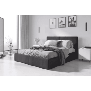 BMS Manželská posteľ HAILEY | bez matraca 160 x 200 cm Farba: Grafit vyobraziť