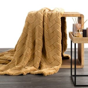 ArtFir Deka CARO | medová 200 x 220 cm vyobraziť