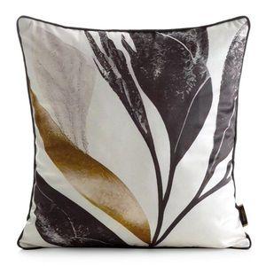 ArtFir Obliečka na vankúš VELVET 167 | biela/čierna 45 x 45 cm vyobraziť