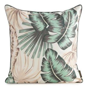 ArtFir Obliečka na vankúš GARDEN 13A | krémová/zelená 45 x 45 cm vyobraziť