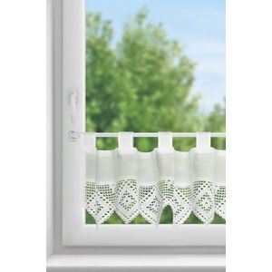ArtFir Krátka záclona ISAAC PU | biela 150 x 30 cm vyobraziť