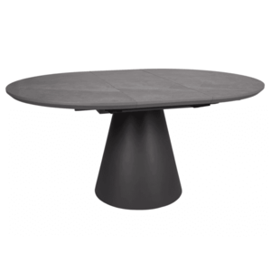 Signal Rozkladací jedálenský stôl ANGEL II | čierny mat vyobraziť