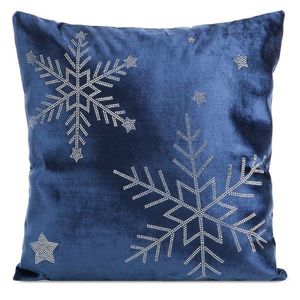 ArtFir Vianočná obliečka na vankúš ROYAL 2 | modrá 45 x 45 cm vyobraziť