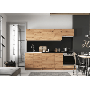 Artstolk Kuchynská linka MELA II | dub artisan 2, 4 m vyobraziť