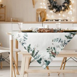 ArtFir Vianočný obrus BLINK 09 | biela/zelená 85 x 85 cm vyobraziť