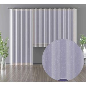 Hotová záclona alebo balkónový komplet, Venuša s olovkom, biela 300 x 160 cm vyobraziť