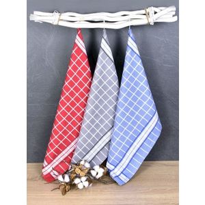 Luxusné kuchynské utierky, DOLCE MIX SET egyptská bavlna set 3 ks vyobraziť