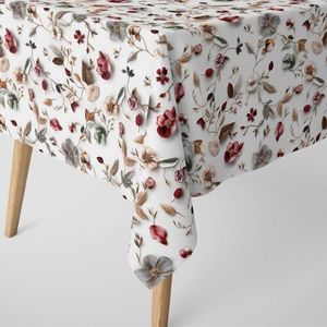 Obrus s nešpinivou úpravou, Ibištek vyobraziť