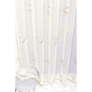Záclona voálová, Ela Béžový odlesk, krémová, 280cm 280 cm vyobraziť