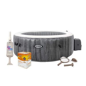 Intex | Vírivý bazén Pure Spa - Bubble Greywood Deluxe AP 6 + výhodný set príslušenstva | 19900146 vyobraziť