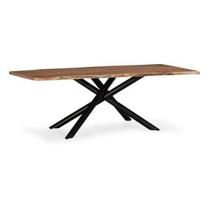 Jedálenský stôl z masívu akácie 100x220 cm Anuri – MOME vyobraziť