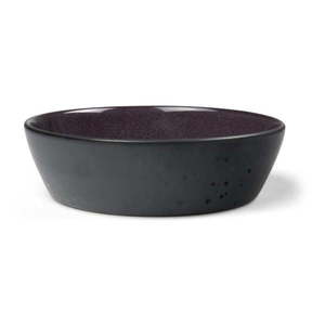 Čierna/fialová kameninová miska Black/Purple – Bitz vyobraziť